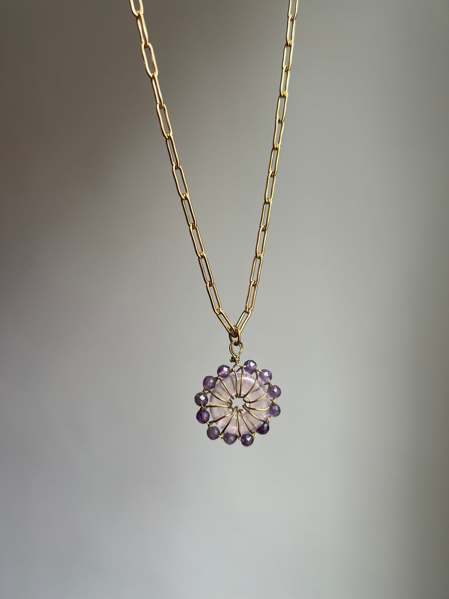 “solar power” necklace