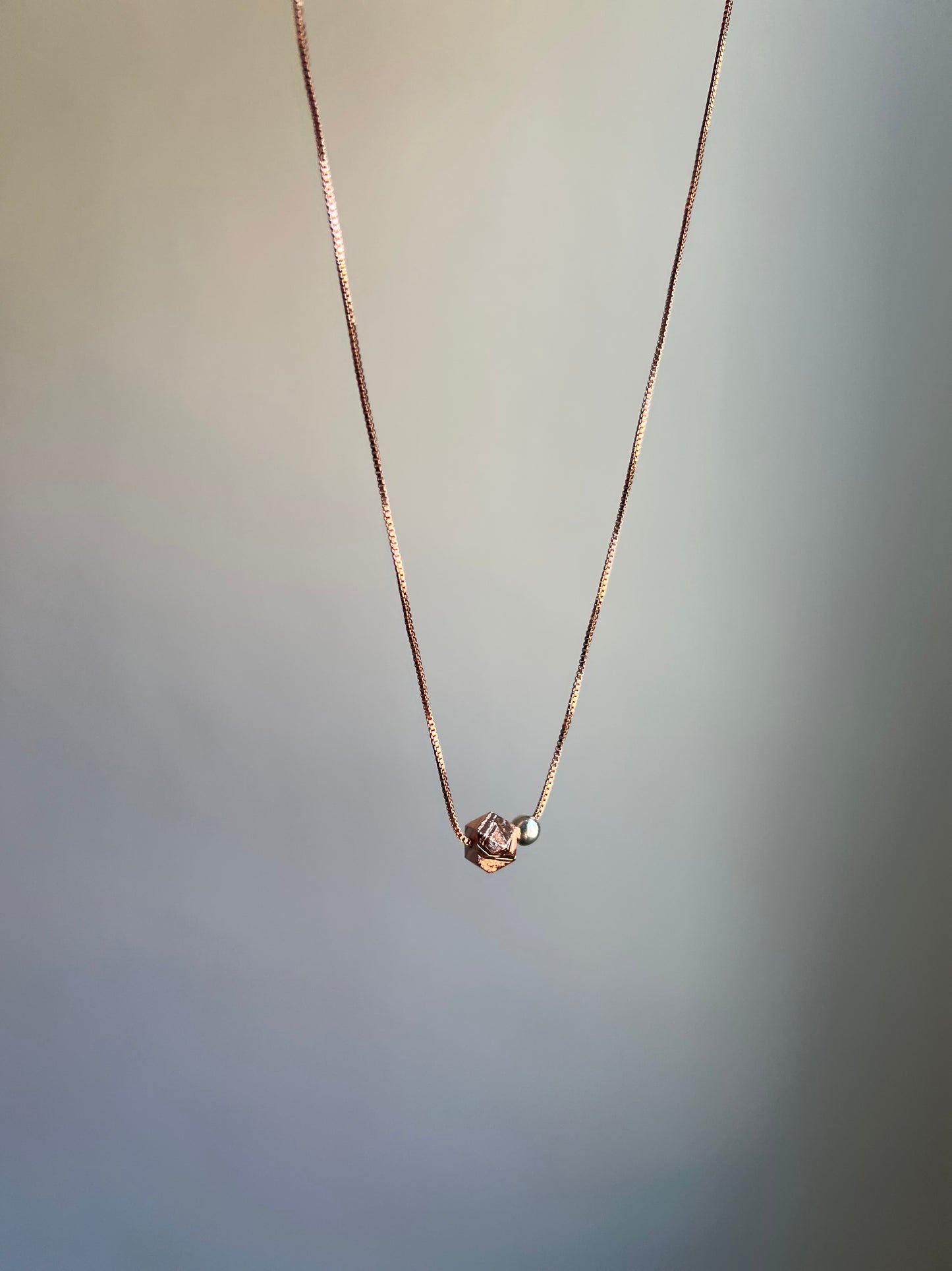 “light the way” meteorite necklace