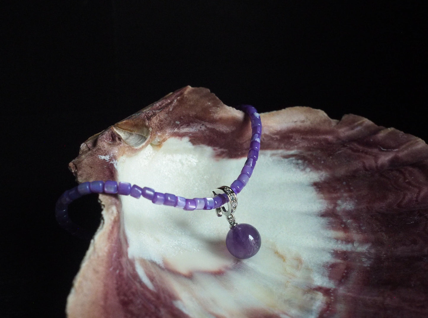 ELYSIAN shell pearl necklace