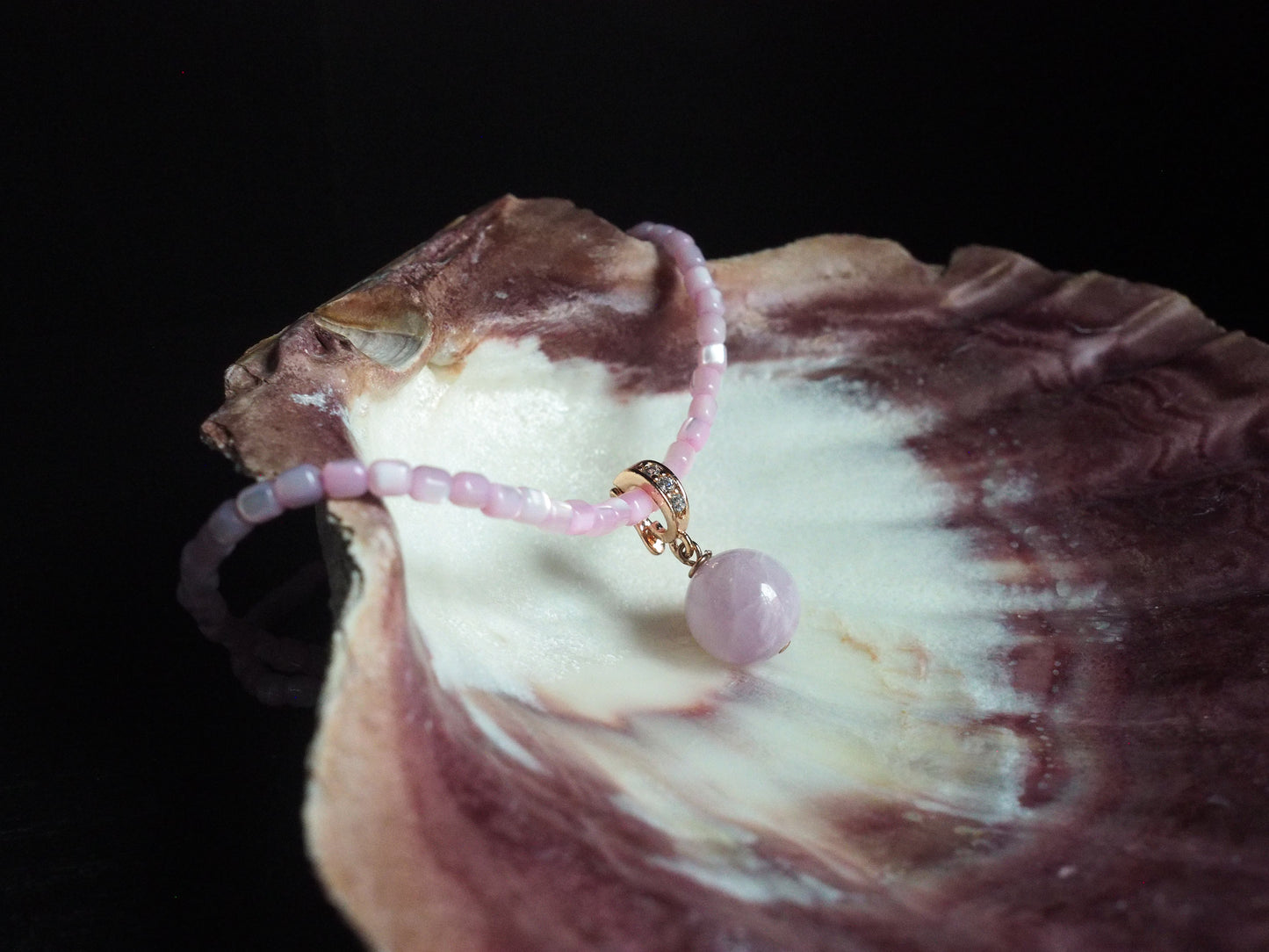 ELYSIAN shell pearl necklace