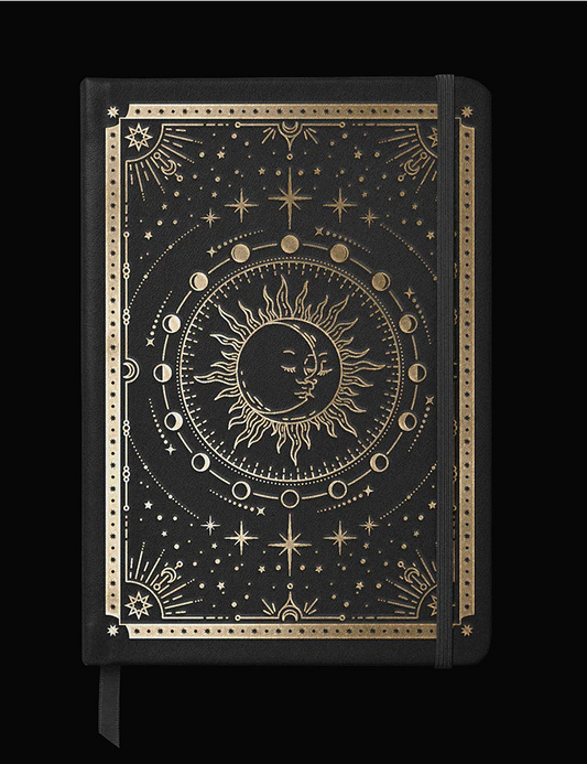 craftingwitch: sun & moon journal (dot grid)