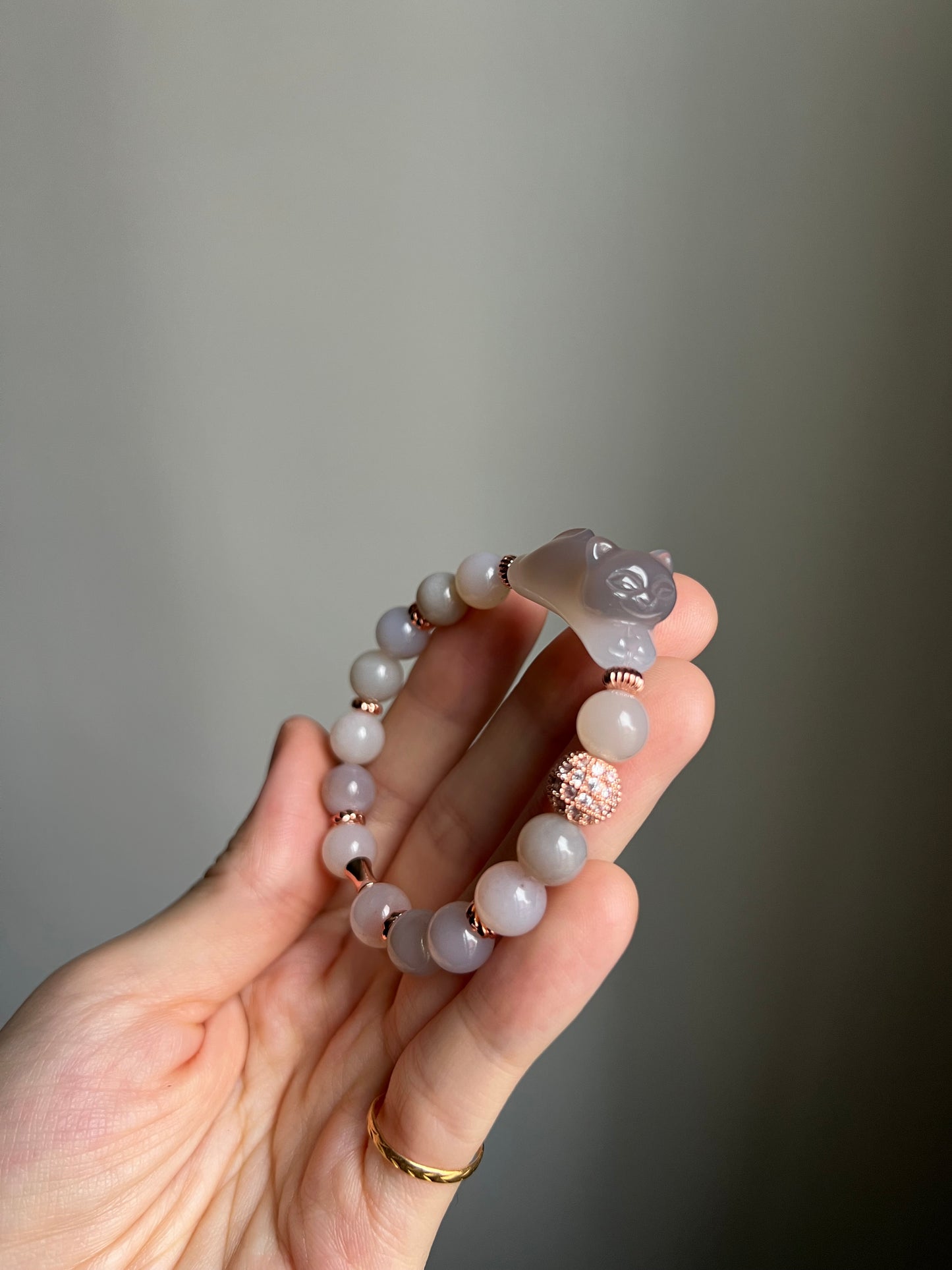 "playtime" agate cat bracelet #14
