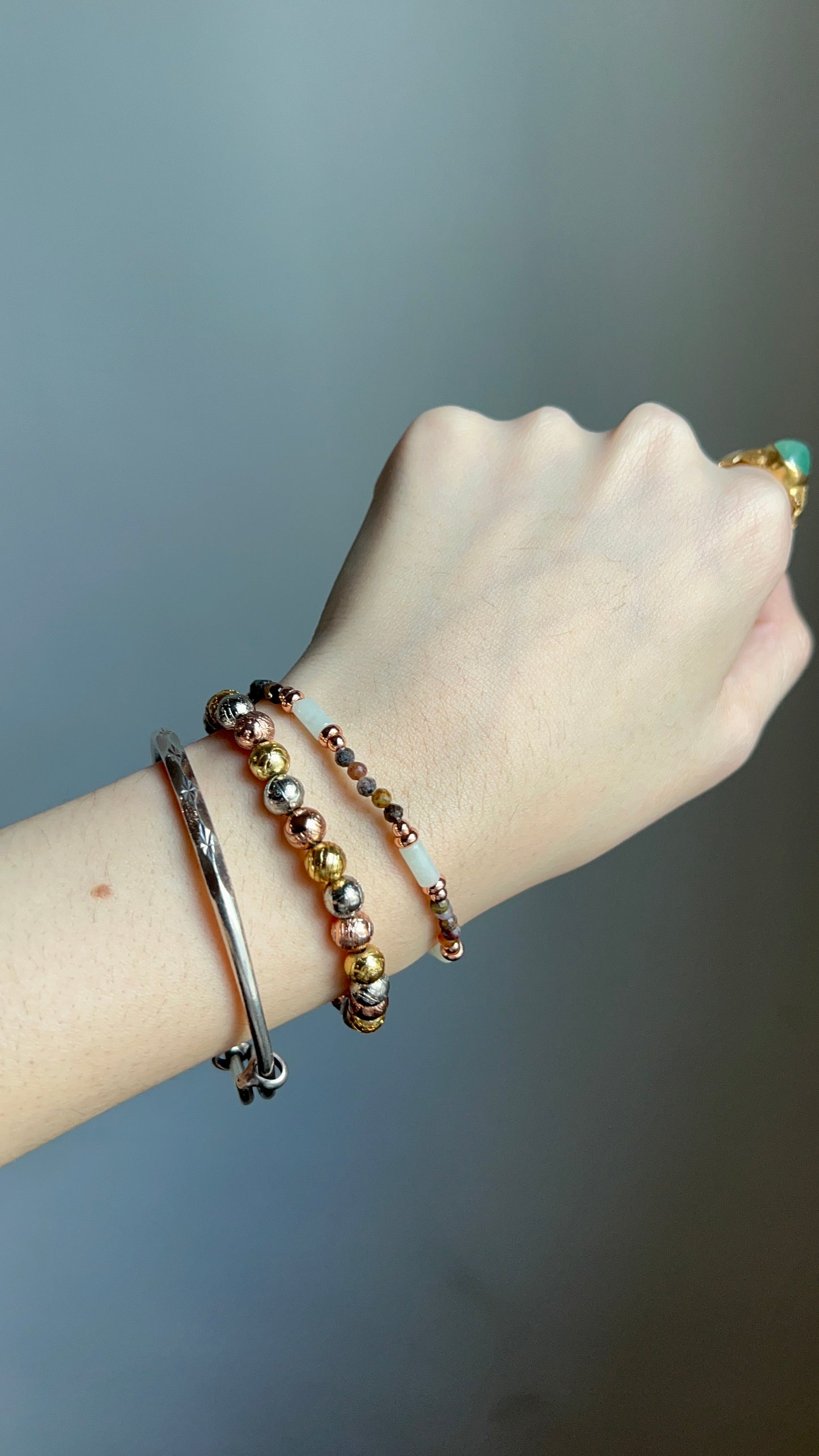 “ephemeral” jade bracelet