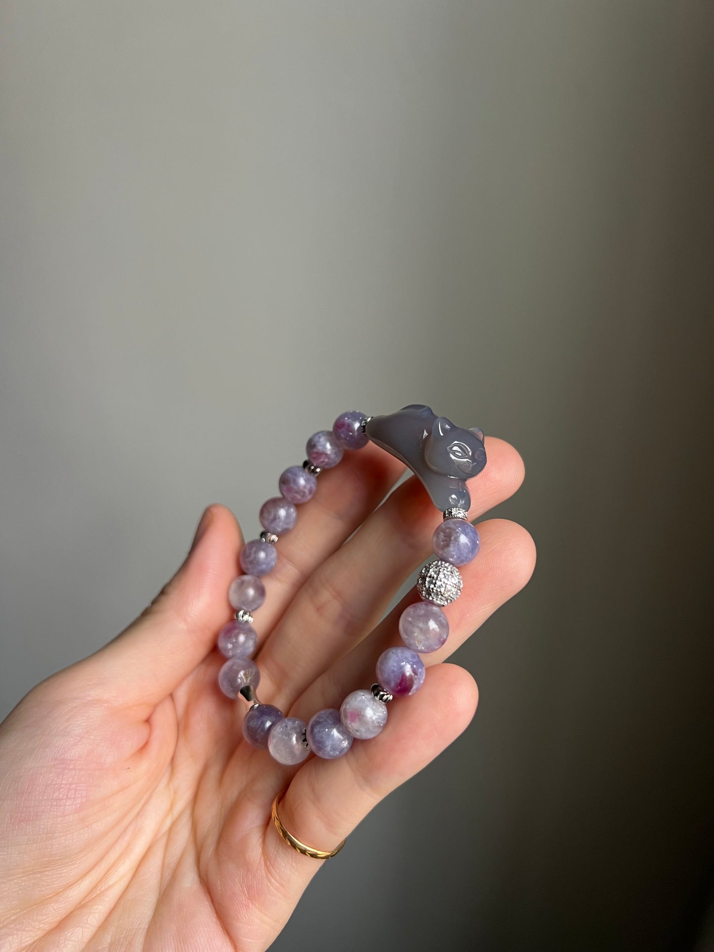 "playtime" agate cat bracelet #15