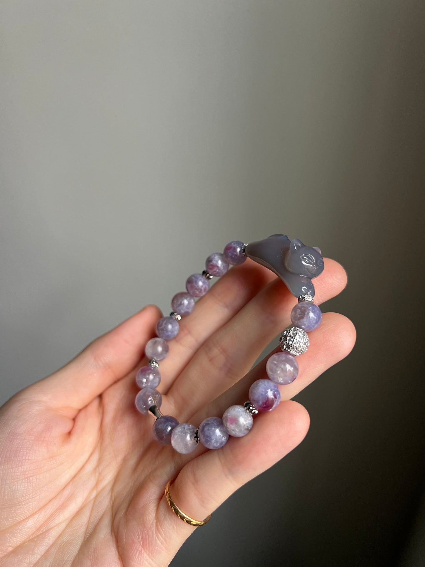 "playtime" agate cat bracelet #15