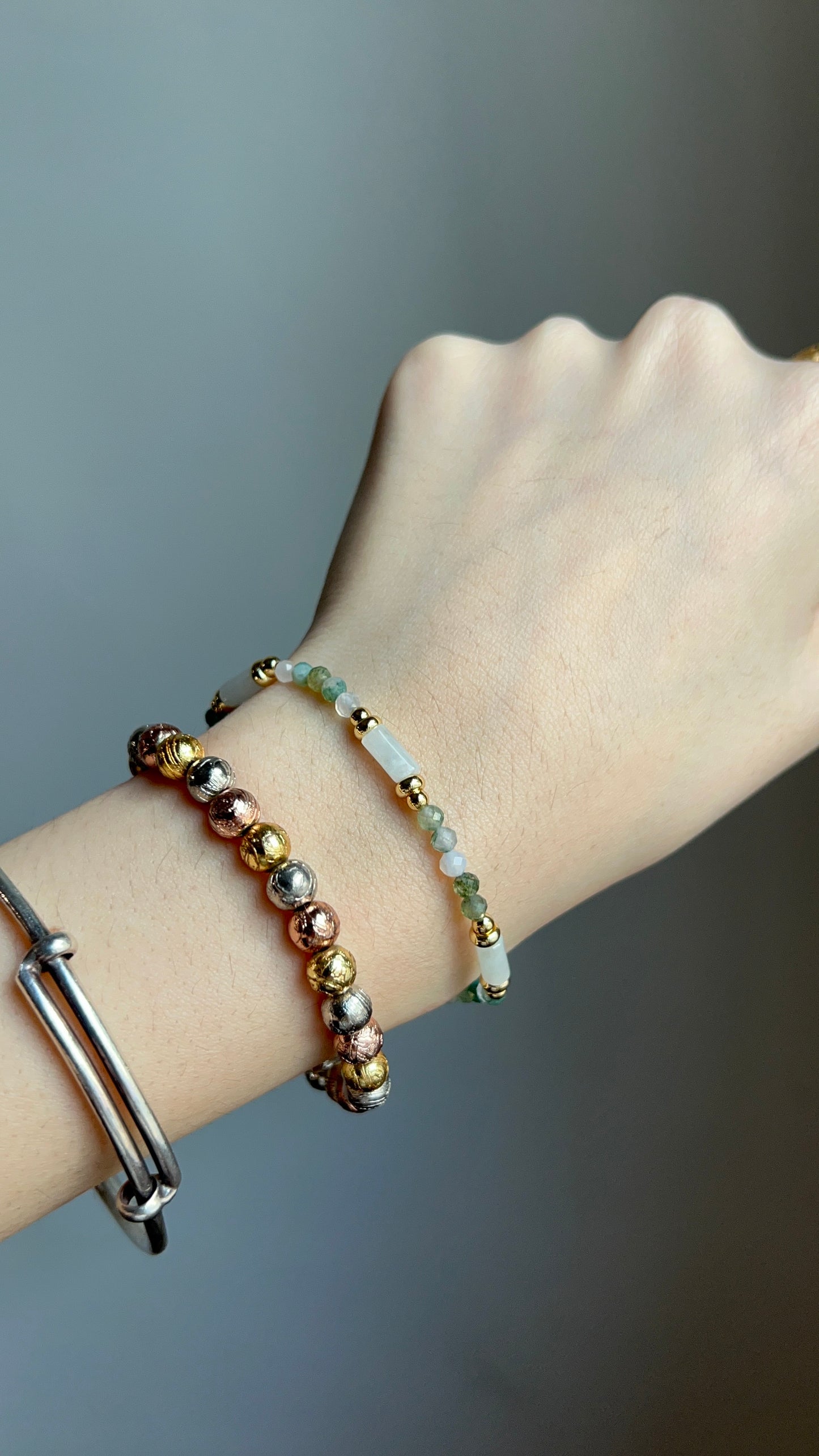 “ephemeral” jade bracelet