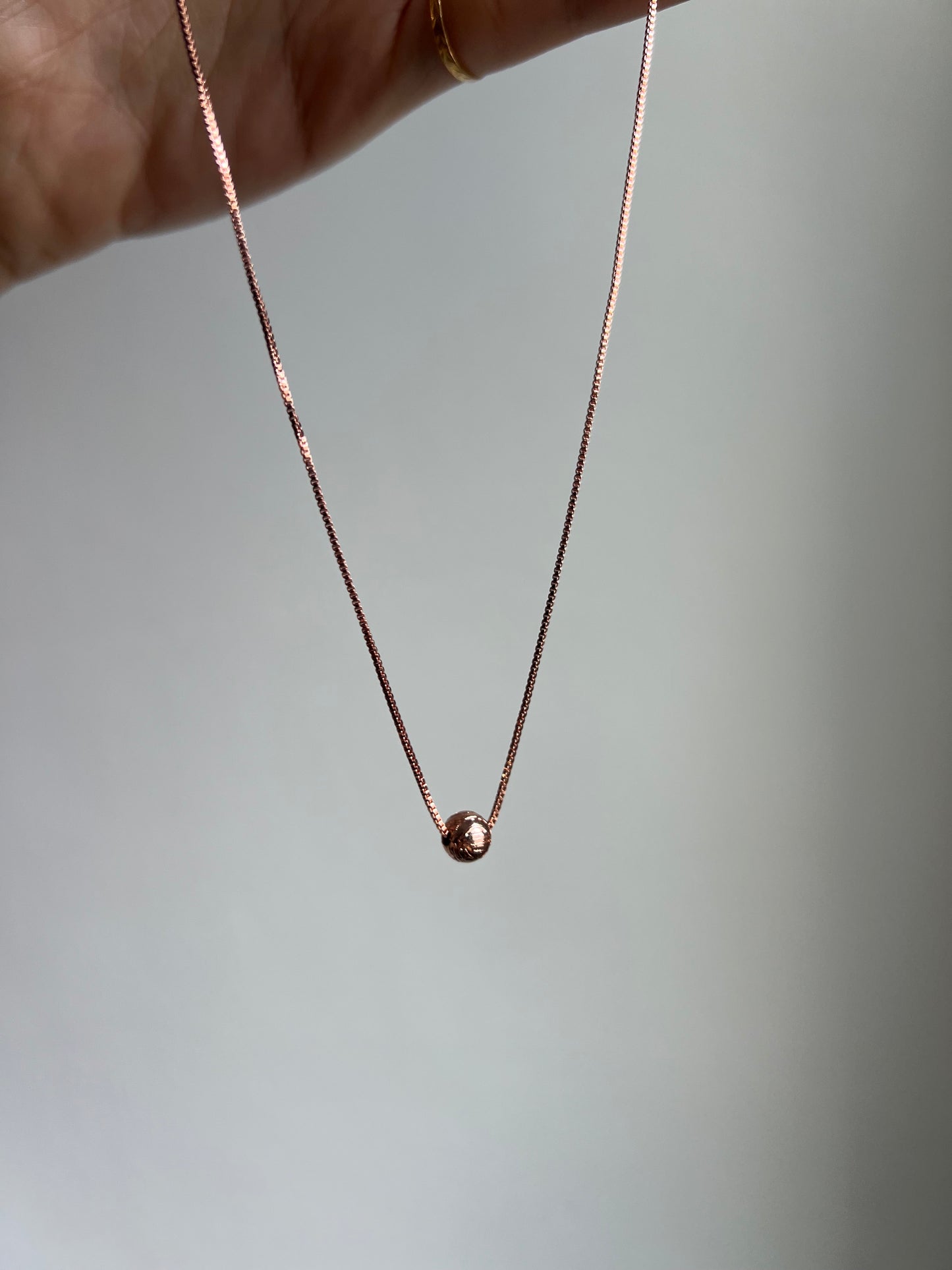 “meteor” 6mm meteorite necklace