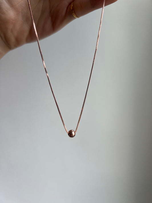 “meteor” 6mm meteorite necklace