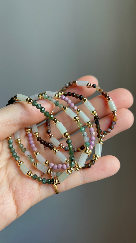“ephemeral” jade bracelet