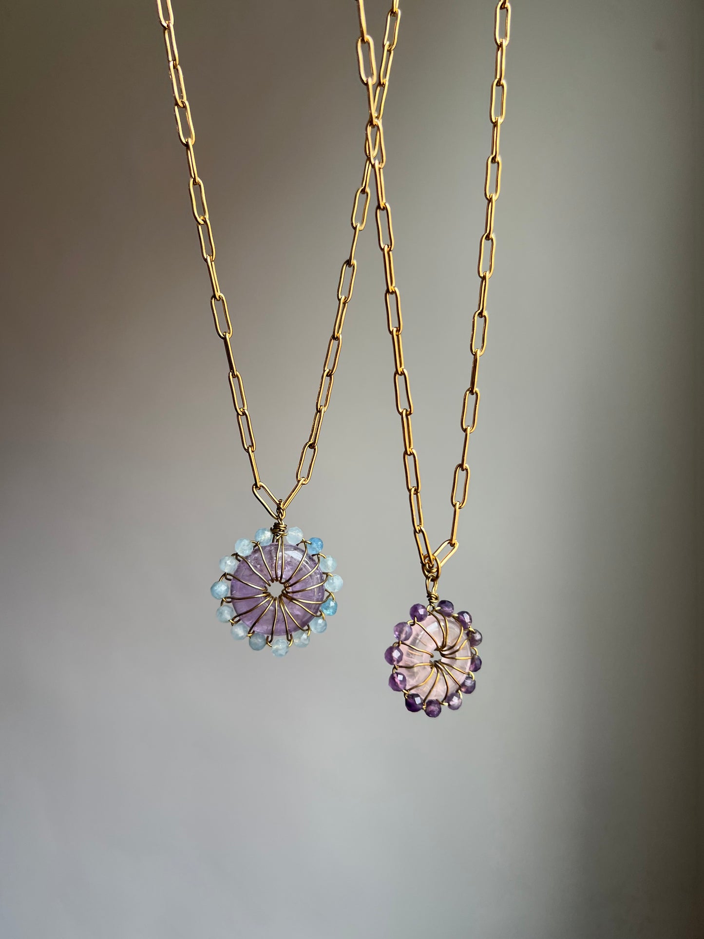 “solar power” necklace