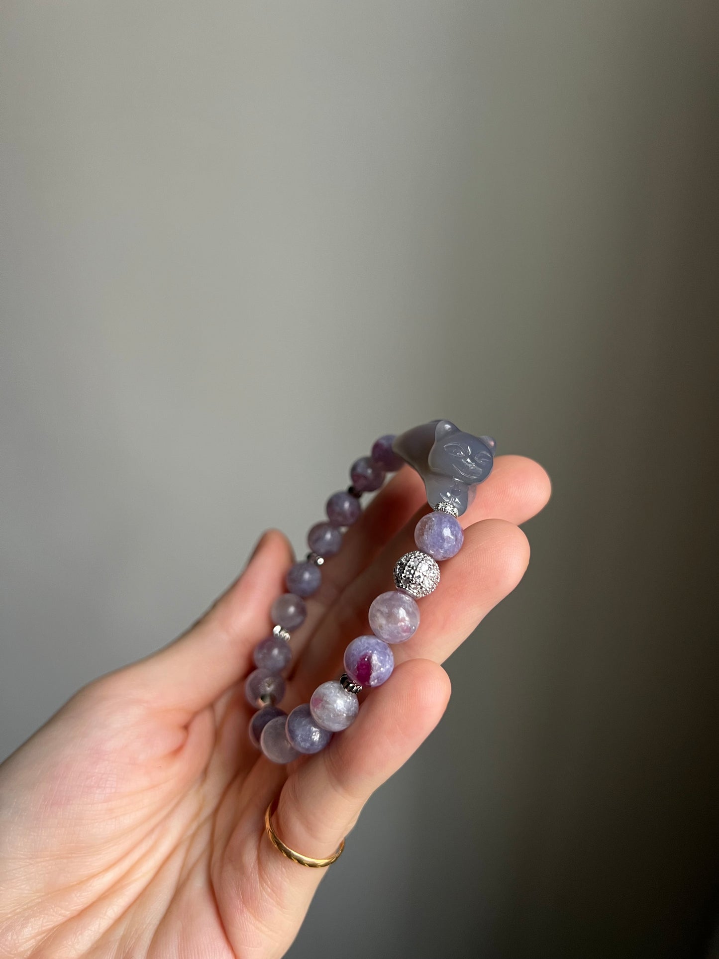"playtime" agate cat bracelet #15