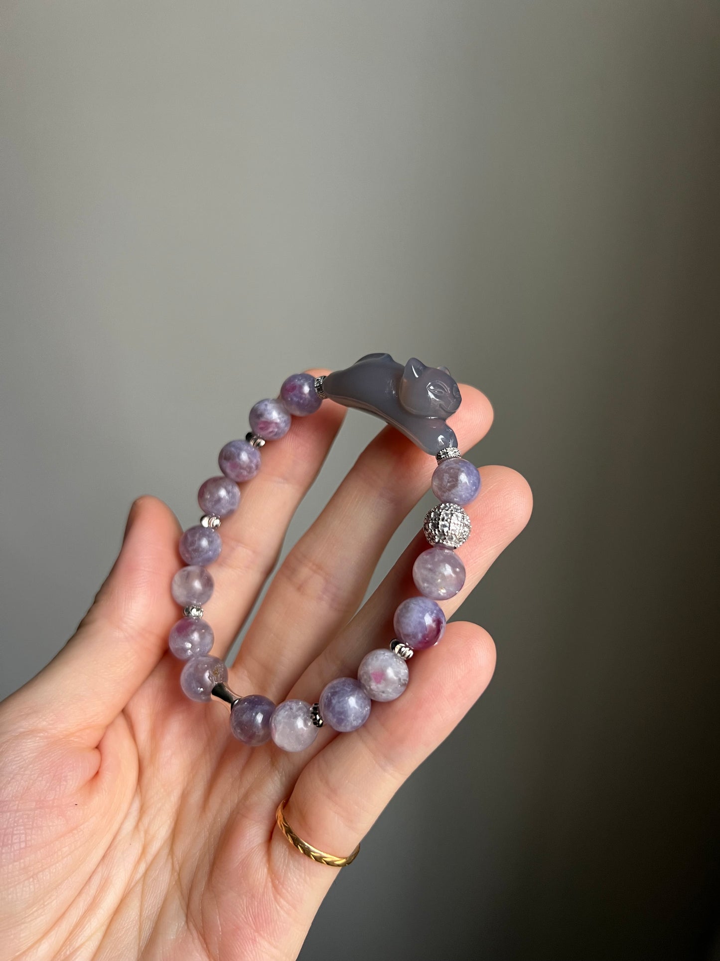 "playtime" agate cat bracelet #15