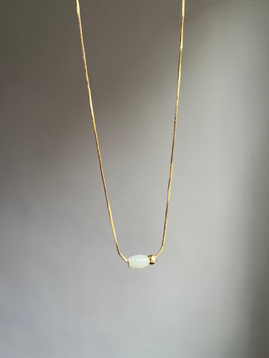 “ether” jadeite necklace