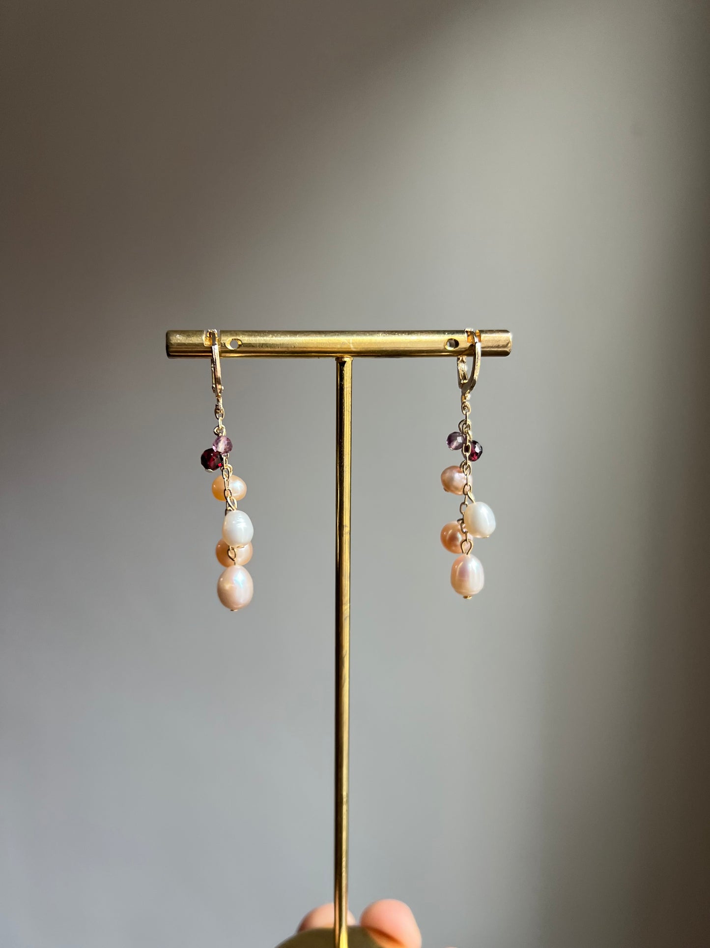 “spring blossom” fresh water pearl earrings
