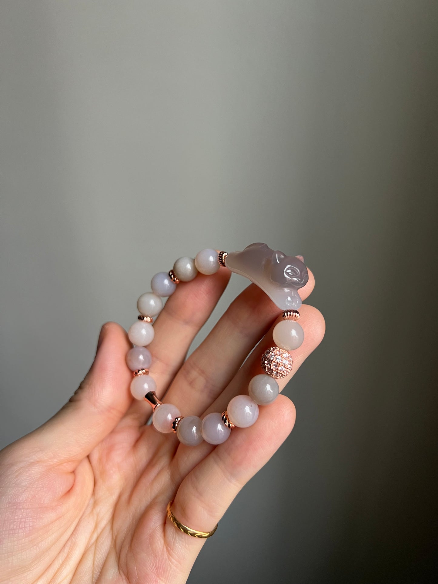 "playtime" agate cat bracelet #14