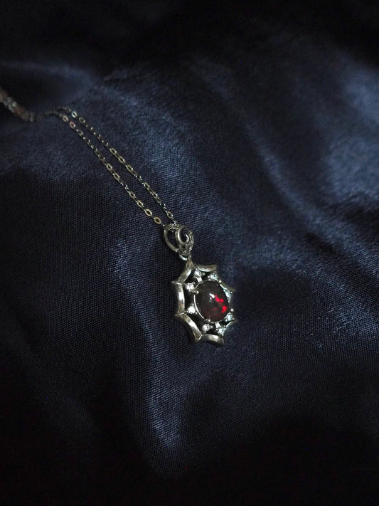 ARCANA #02 - Oval Black Opal Necklace