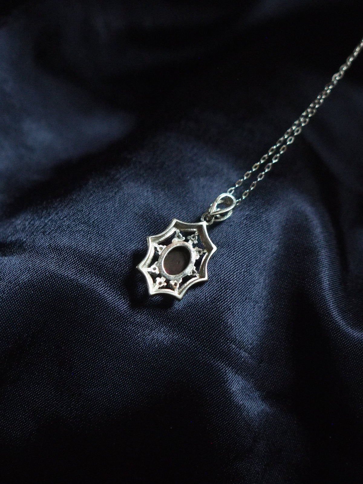 ARCANA #01 - Oval Black Opal Necklace