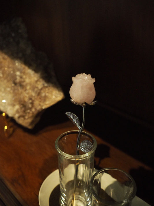 rose quartz baby roses